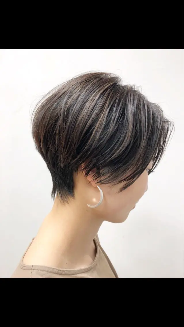 ショート カット 松本 晴のヘアスタイル
