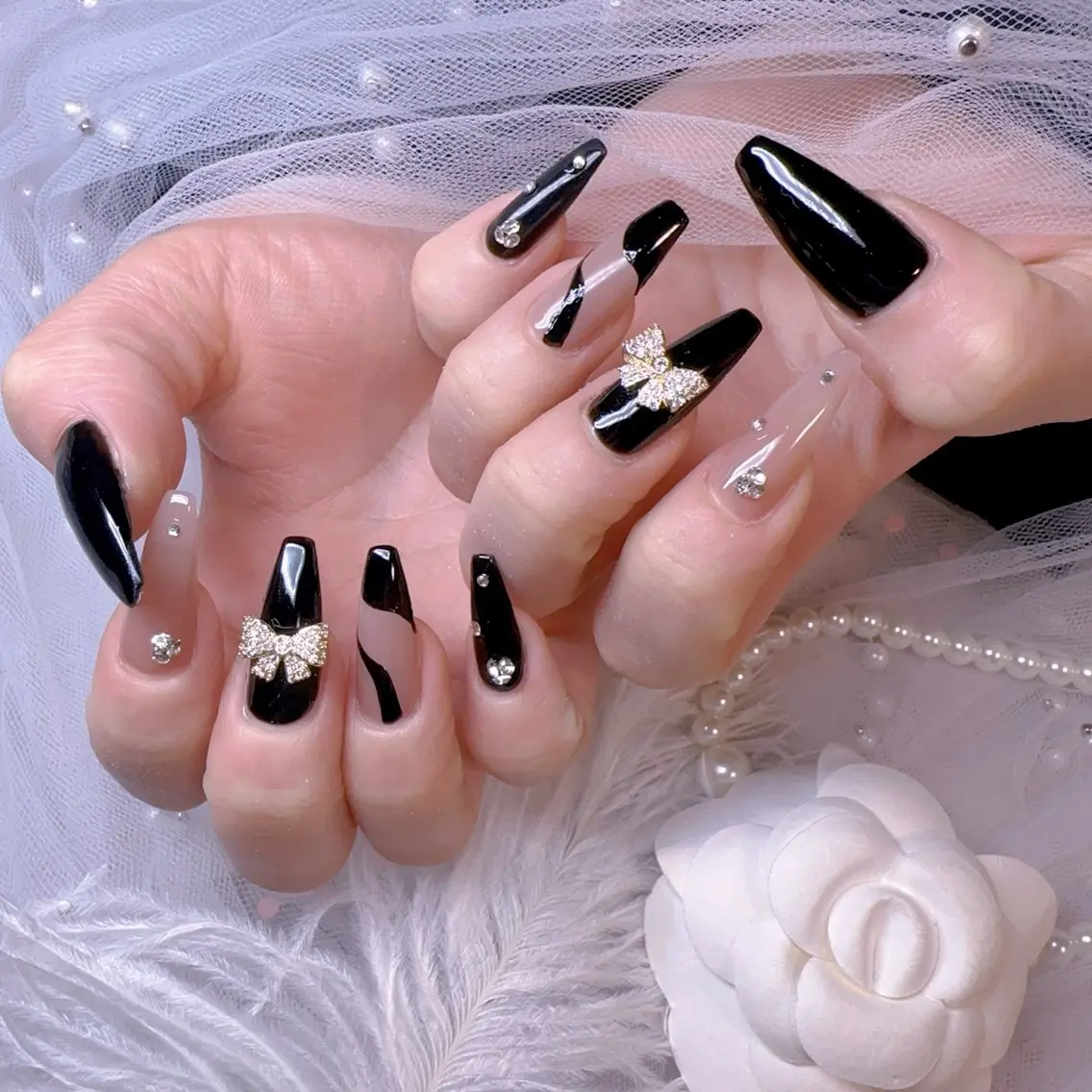 ネイル オーロラネイル フットネイル 韓国ネイル ラメ(グリッター) ラメグラデーション Belle nail salon 新小岩のネイルデザイン