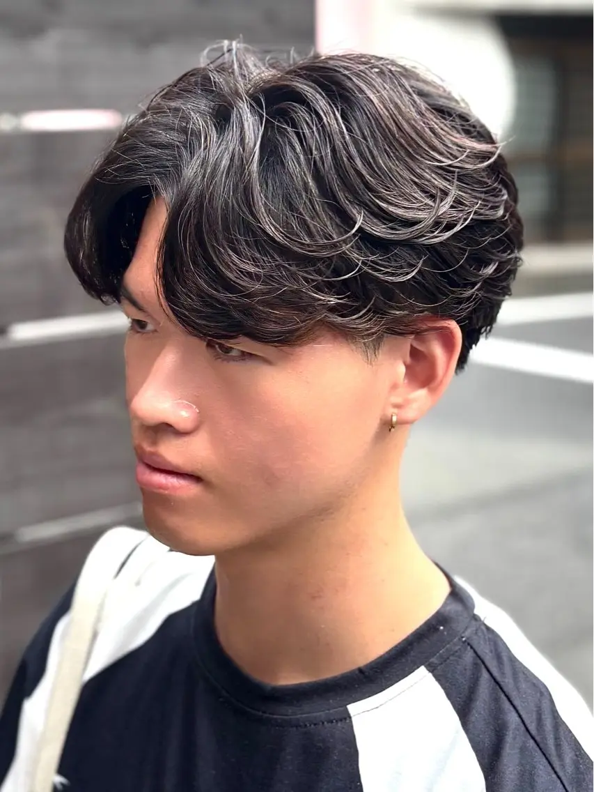 ショート パーマ RAIA💎ケア ブリーチ&パーマ💎のヘアスタイル