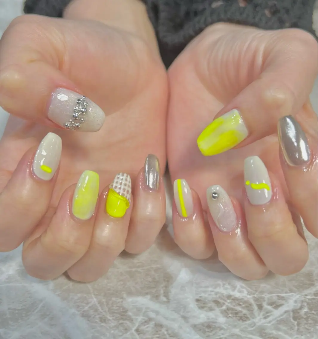ネイル nailsalon華 tomomiのネイルデザイン
