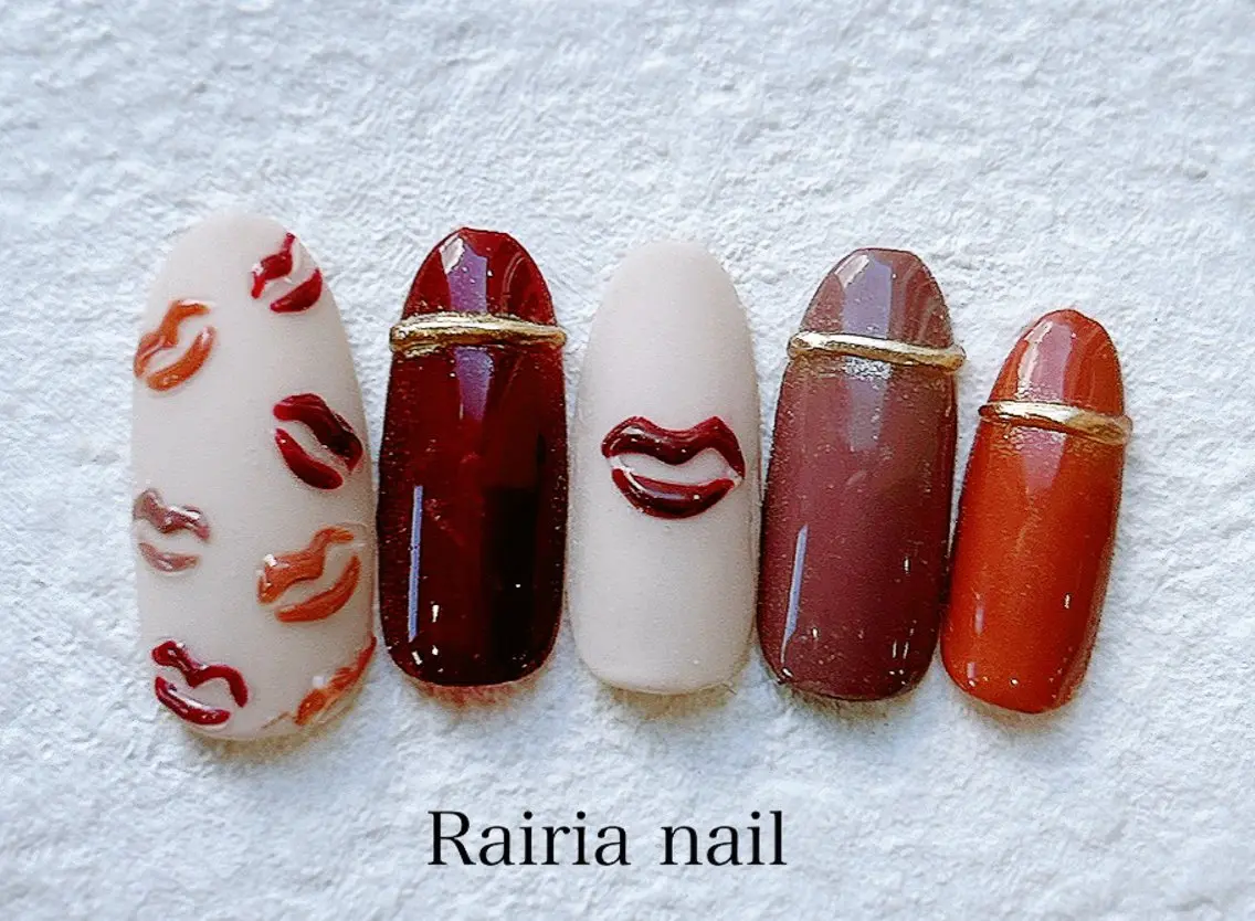 ネイル アートネイル ジェルネイル 持ち込み ニュアンスネイル パラジェル Rairia nail本八幡店のネイルデザイン