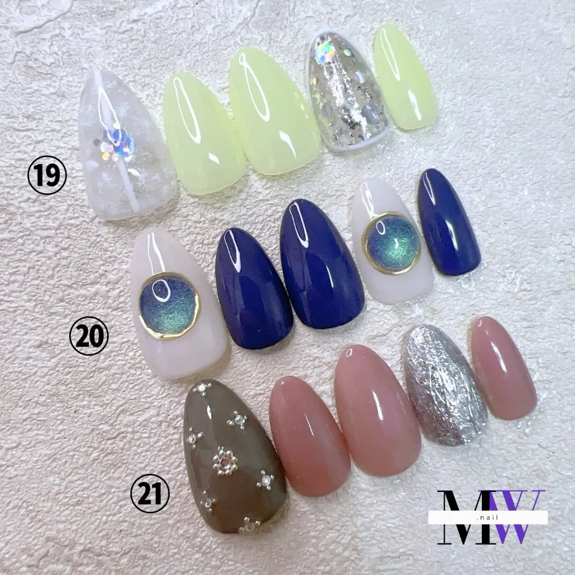 ネイル アートネイル ハンドネイル MW .nailのネイルデザイン