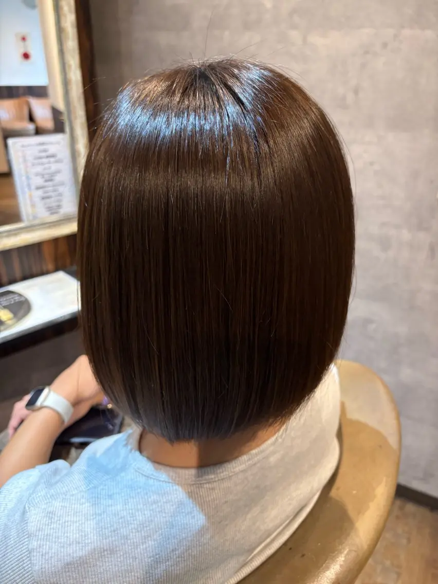 ショート 縮毛矯正 トリートメント 🎈髪質改善カラー 縮毛矯正/河野🎈のヘアスタイル