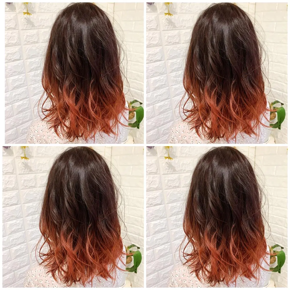 ロング カラー ブリーチ グラデーションカラー ピンクカラー レッドカラー ヘアカラー トリートメント ハイトーン/ブリーチ 山崎 悠次のヘアスタイル