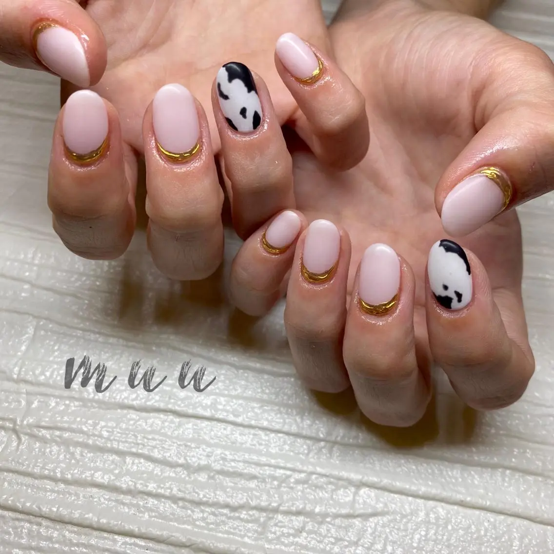 ネイル アートネイル マットネイル muu nailのネイルデザイン