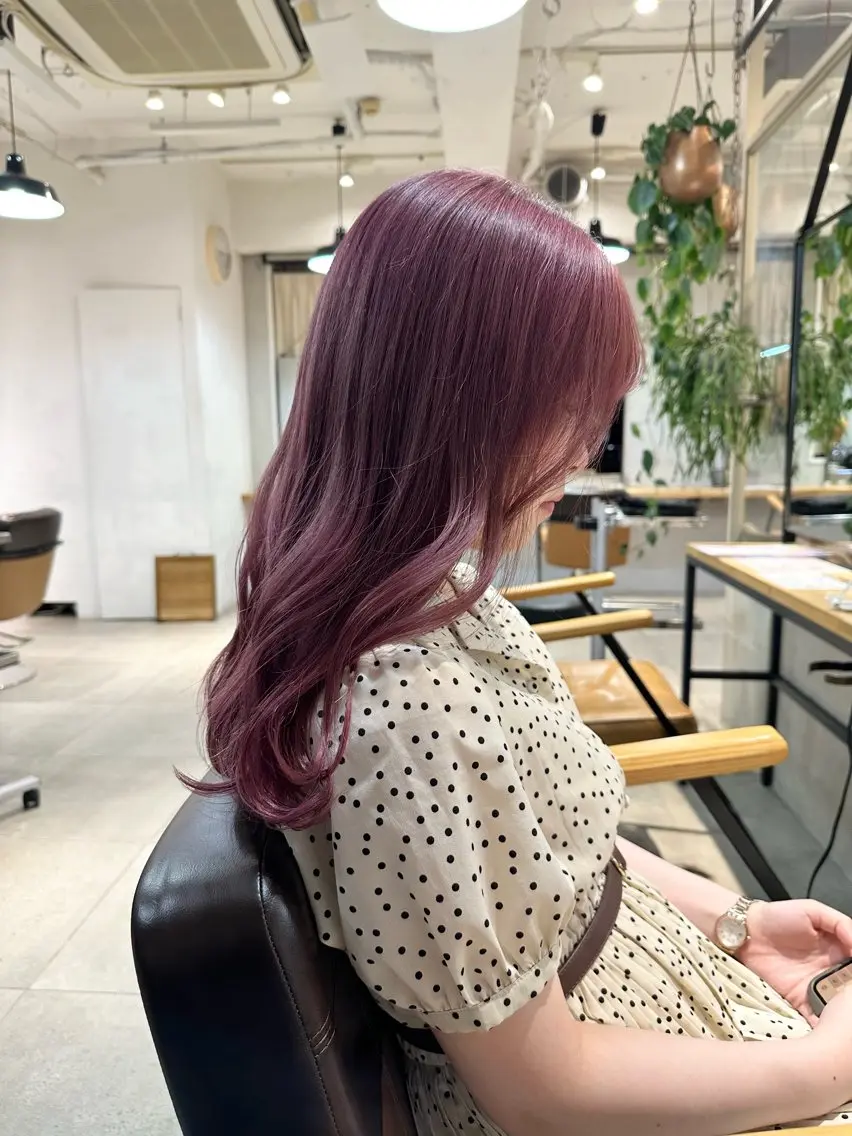 透明感ケアカラー＋4stepプレミアムトリートメント✨お持ち帰りホームケア付き！の写真