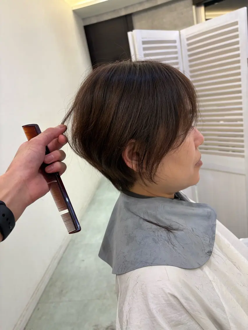 ショート 丸みショート ショートヘア ケアブリーチ🌟 ♢WATARU♢のヘアスタイル