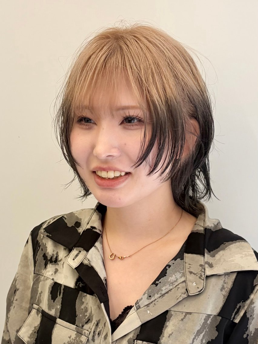 ショート カット ヘアカラー 😈【ウルフっぽい レイヤー】星翔輝😈のヘアスタイル