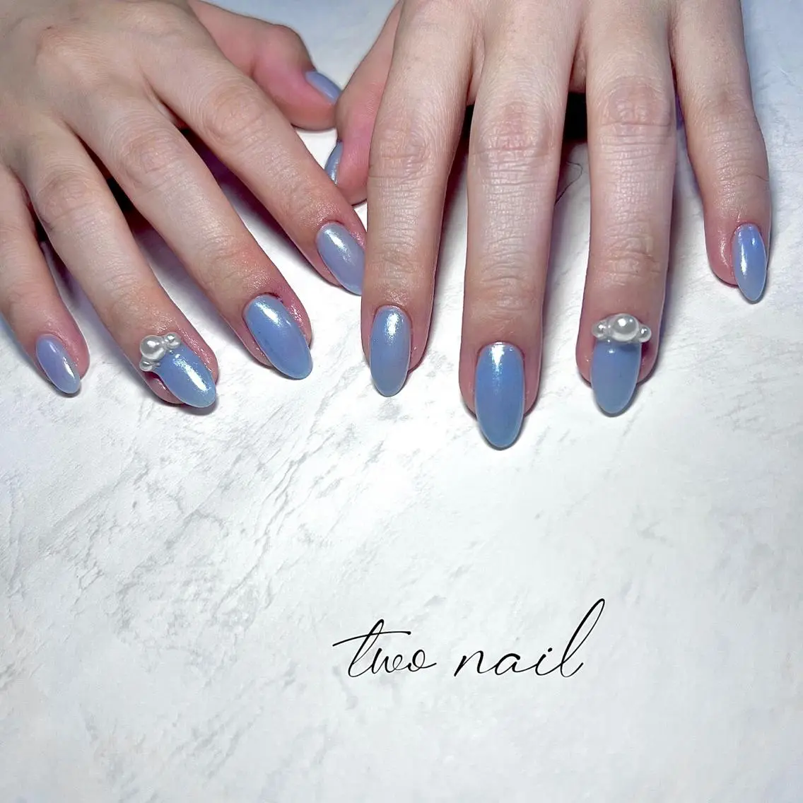 ネイル アートネイル フットネイル ハート ニュアンスネイル ホワイト ハンドネイル two nailのネイルデザイン