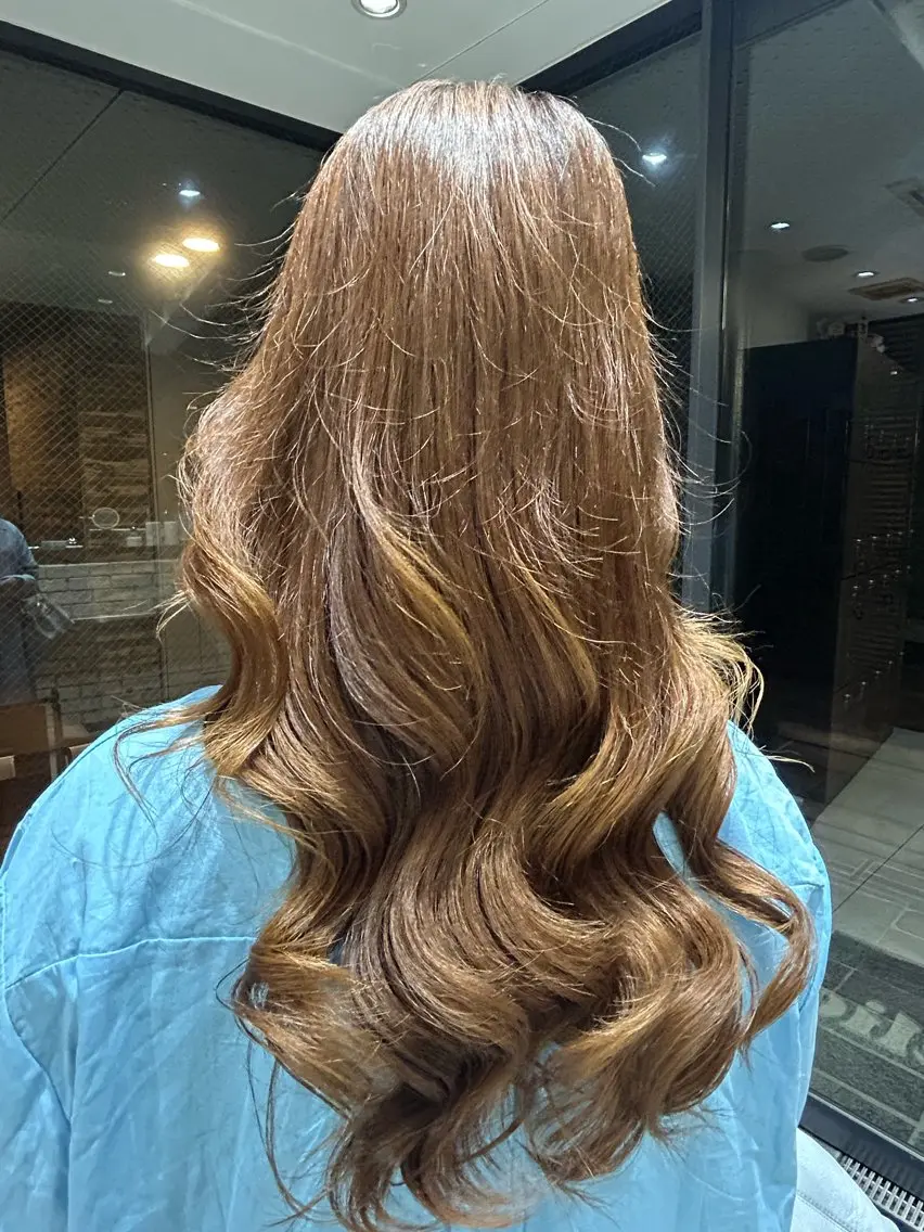 ロング カラー ヘアカラー トリートメント 艶カラー❄️ / 𝑲𝑶𝑻𝑨のヘアスタイル