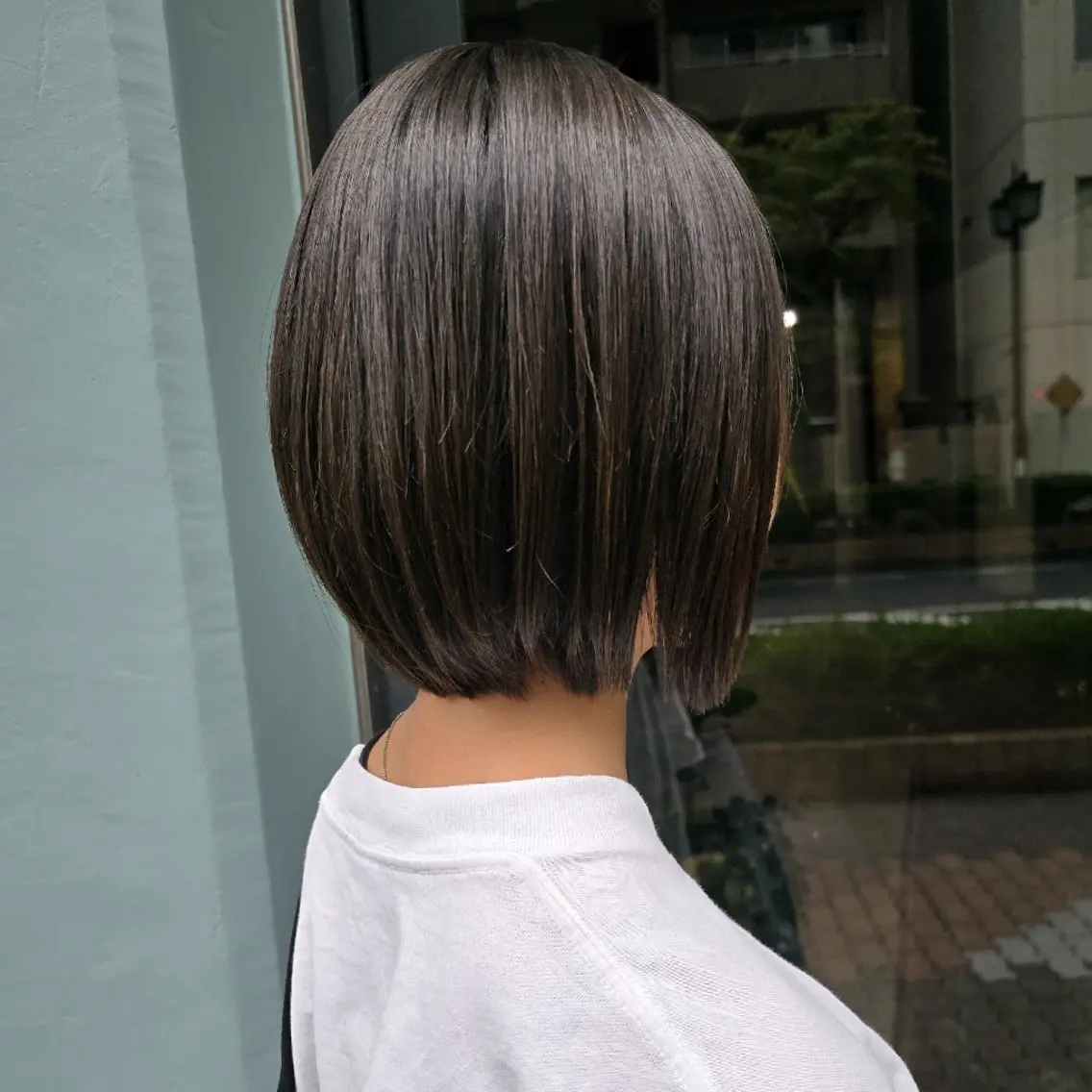 ショート パーマ 縮毛矯正 ハヤシ マユ ✂ 府中美容室のヘアスタイル