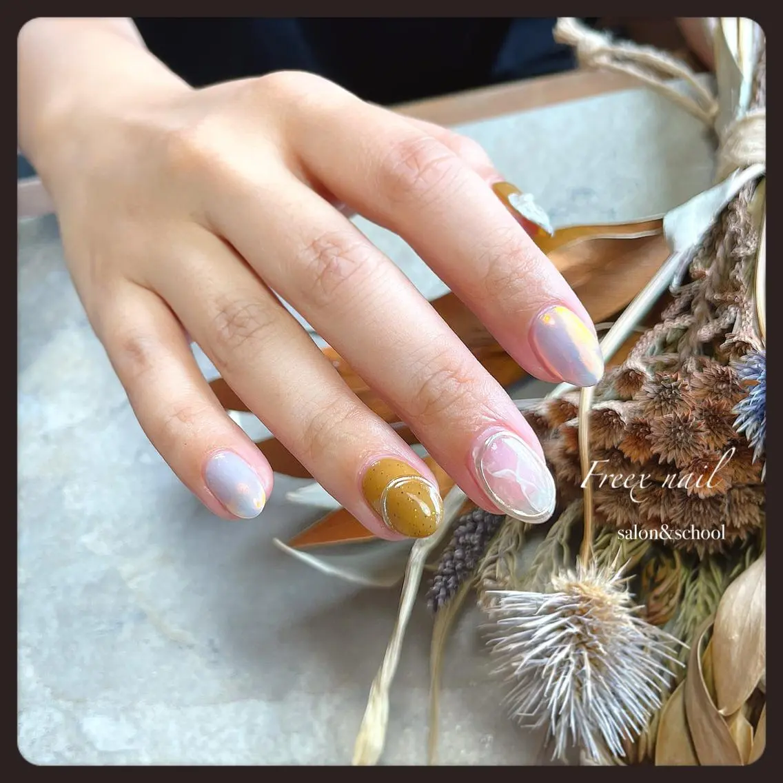 ネイル ハンドネイル ハンドケア freex nail /ニュアンス/個性派のネイルデザイン