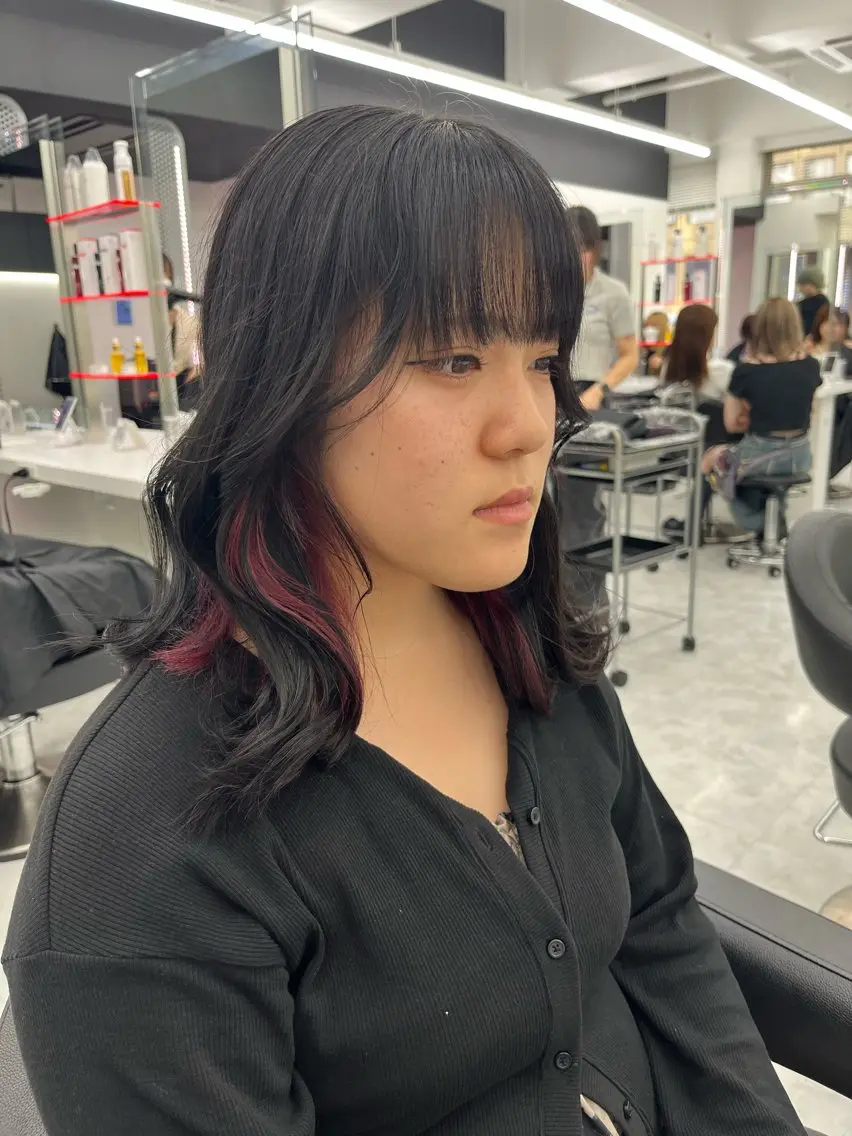 セミロング カラー 💖トレンド春夏 カラー💖FUTAのヘアスタイル