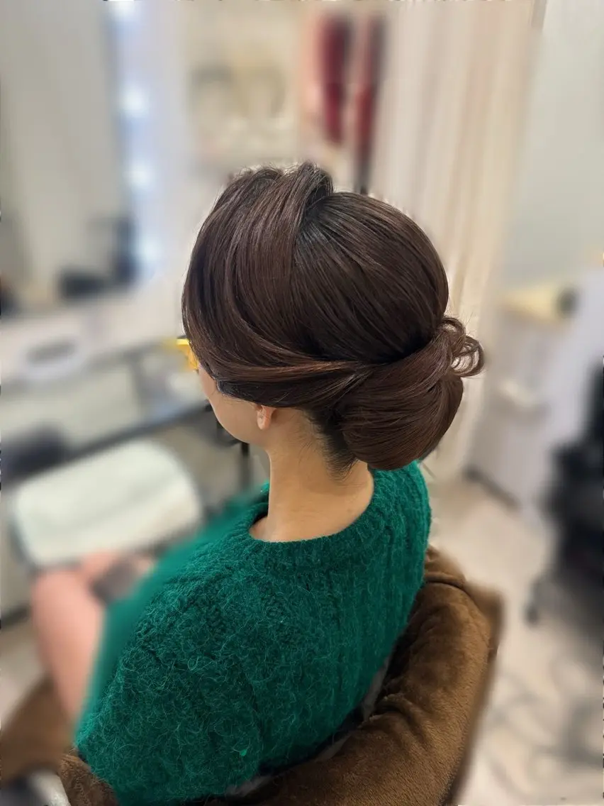 ヘアアレンジ ヘアセット Mikazuki オーナーTeradaのマツエク・マツパデザイン