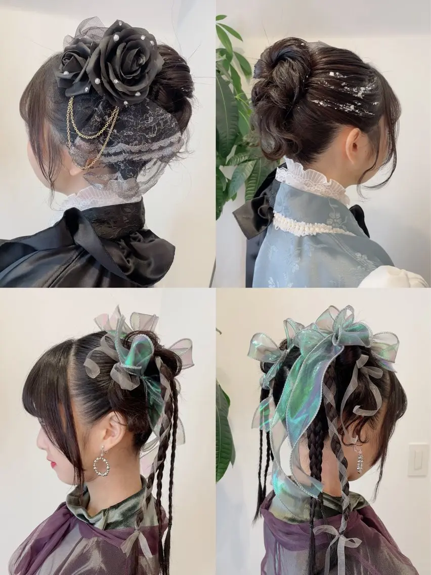ヘアアレンジ 成人式 ヘアセット amunedat salonのヘアスタイル