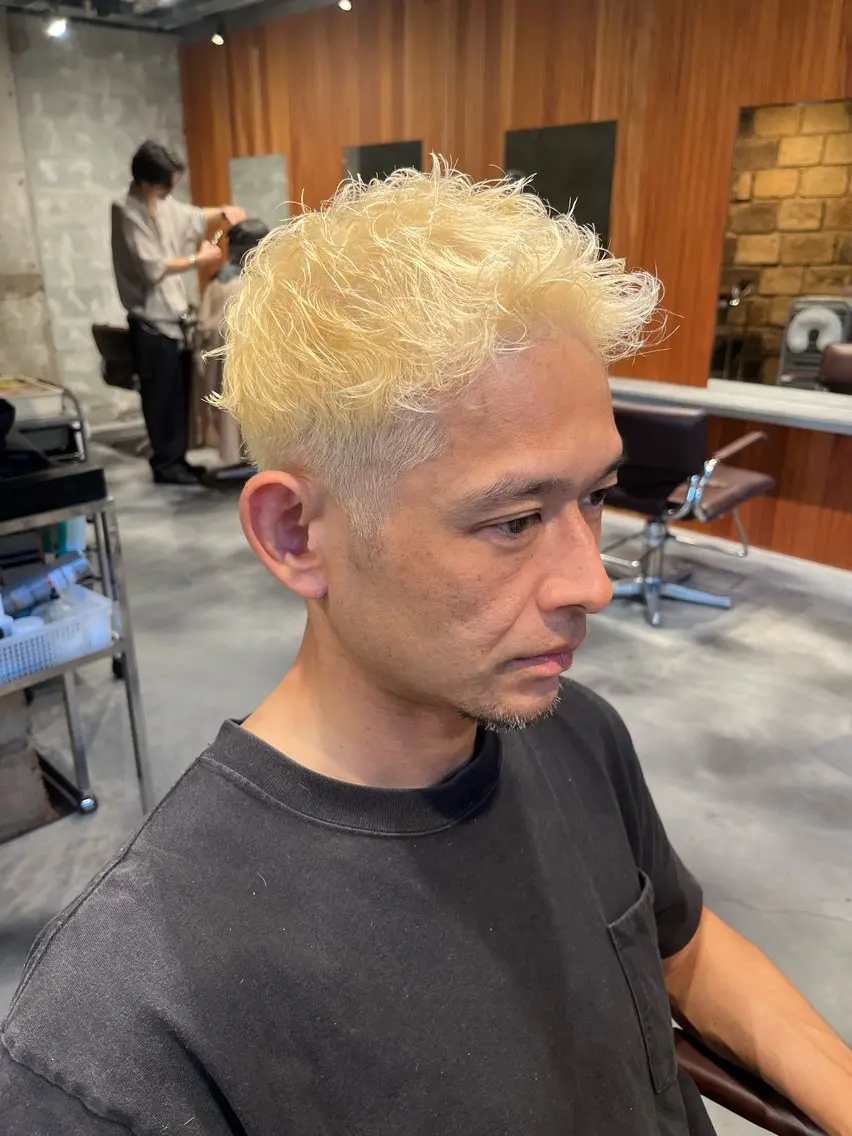 ショート カラー メンズ 永井駿祐【平尾 高宮】メンズカットのヘアスタイル
