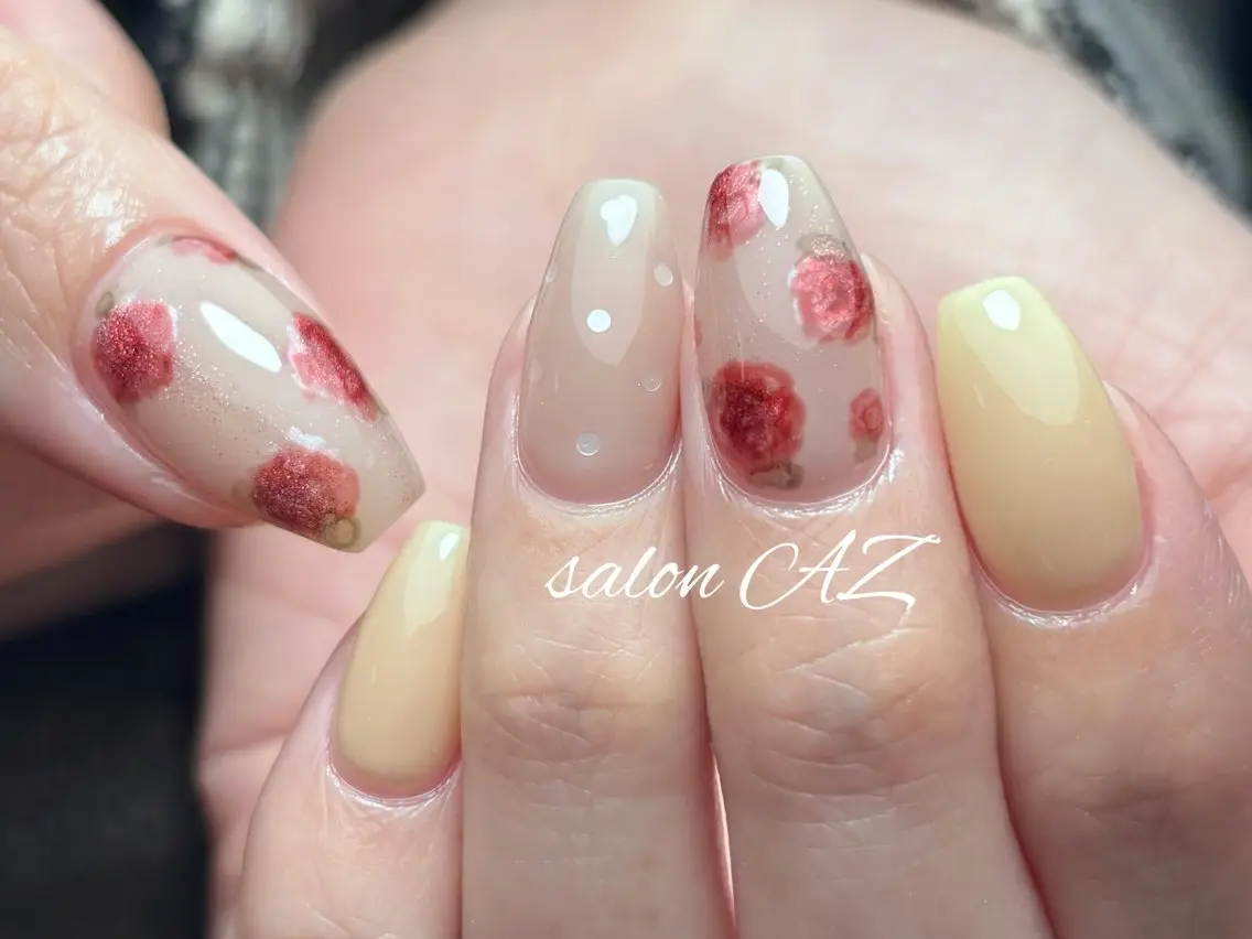 ネイル オフィスネイル ハンドネイル salon AZのネイルデザイン