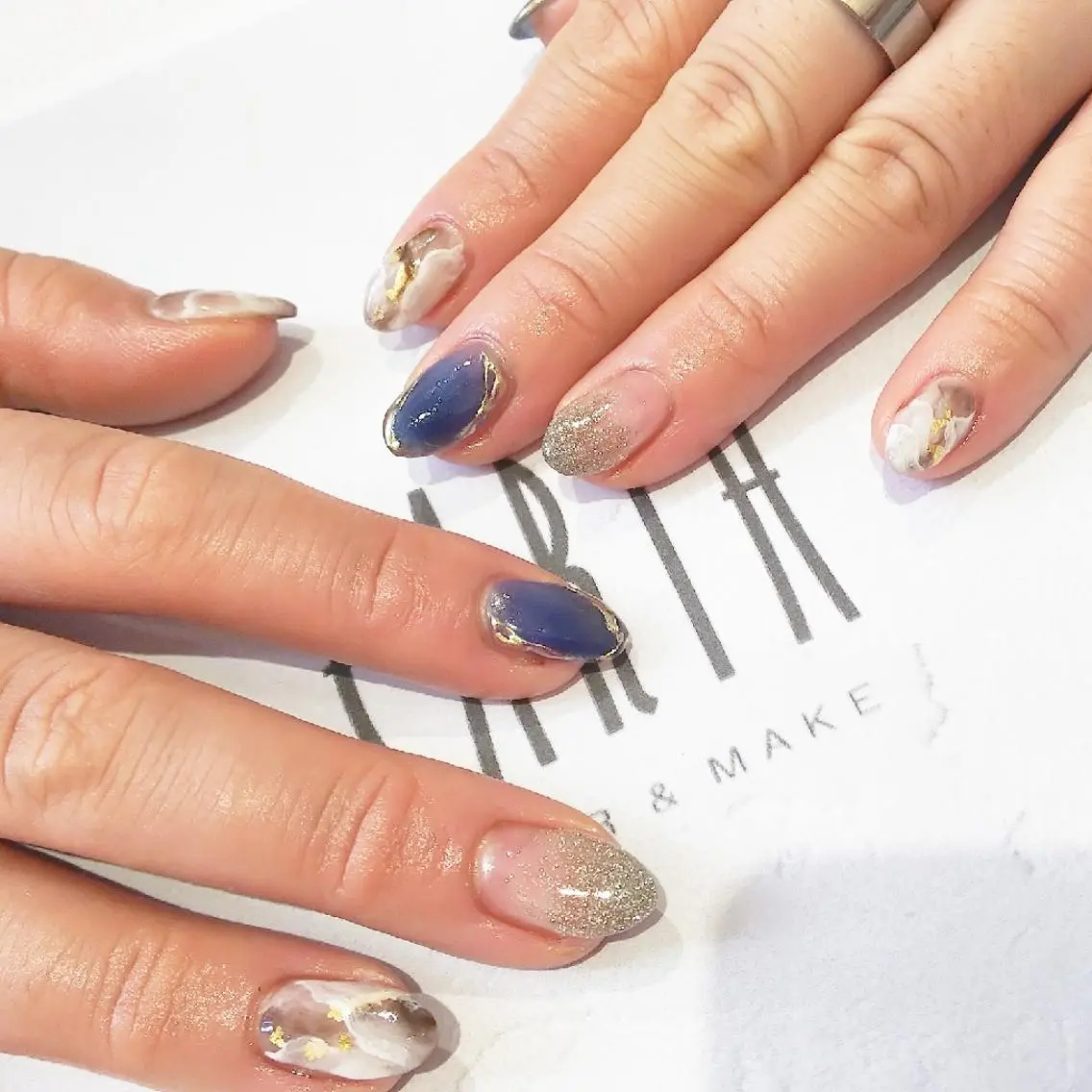 ネイル ハンドネイル Ne naiL ruricoのネイルデザイン