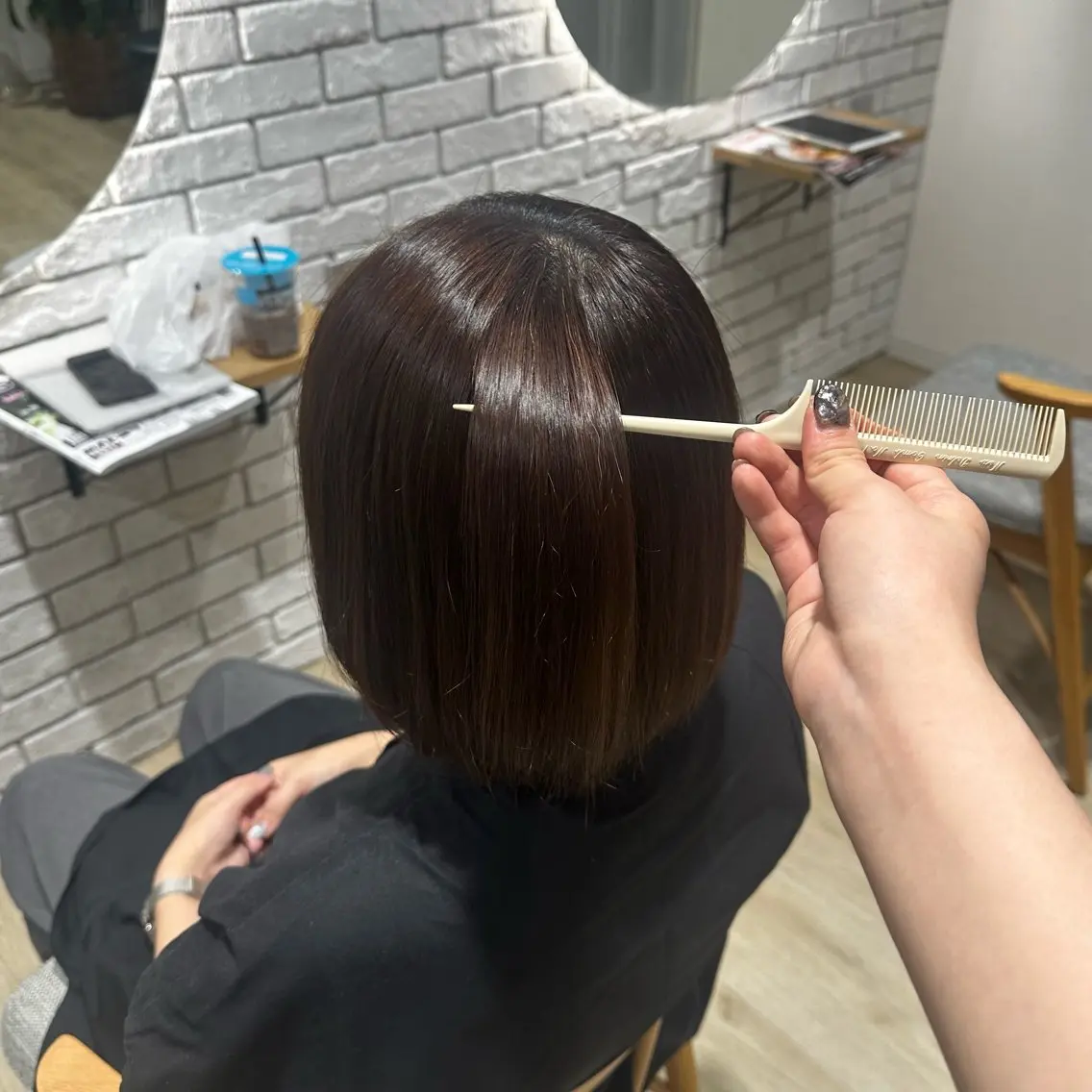 ショート 縮毛矯正 【Lien】 AYUのヘアスタイル