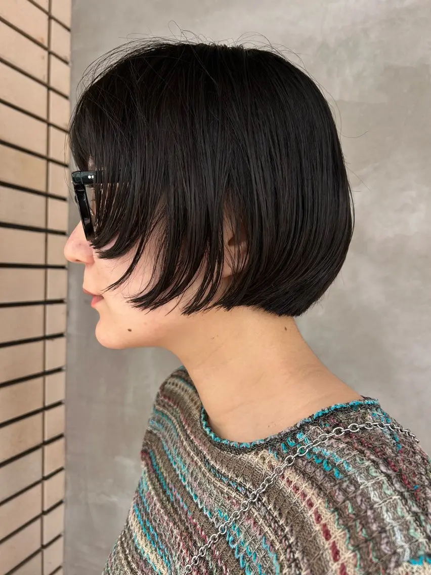 ショート デザインパーマ/ カット/nanaのヘアスタイル
