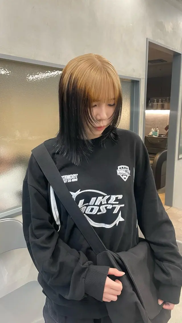 カラー カット ヘアカラー トリートメント 佐伯 和佳のヘアスタイル