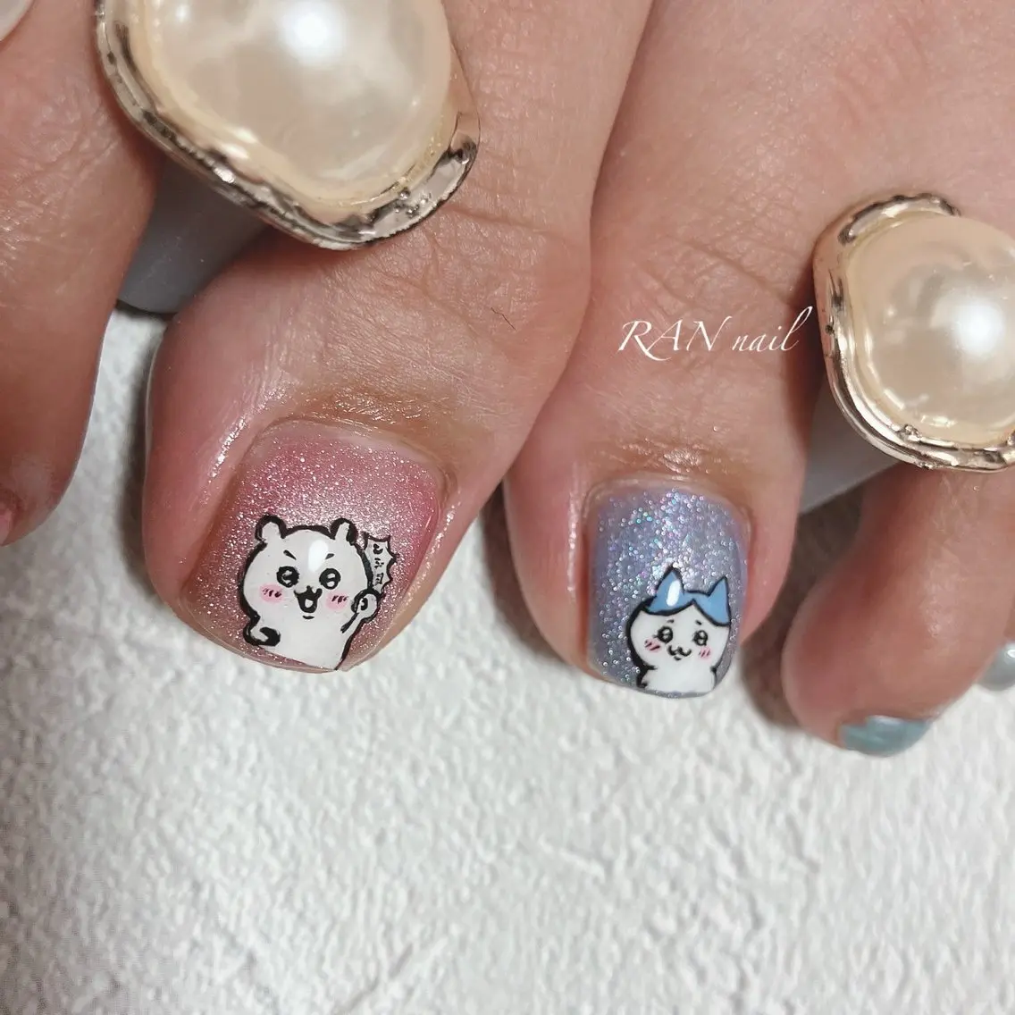 ネイル フットネイル ハンドネイル フットネイル RAN nailのネイルデザイン