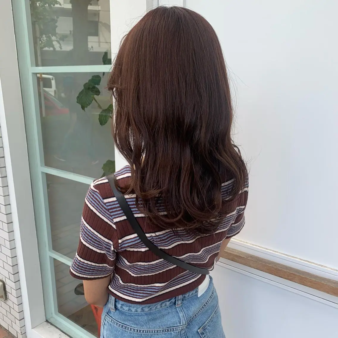ロング カラー ブラウンカラー オレンジ オレンジブラウン ㅤㅤㅤㅤㅤㅤㅤㅤㅤㅤ 彩衣のヘアスタイル