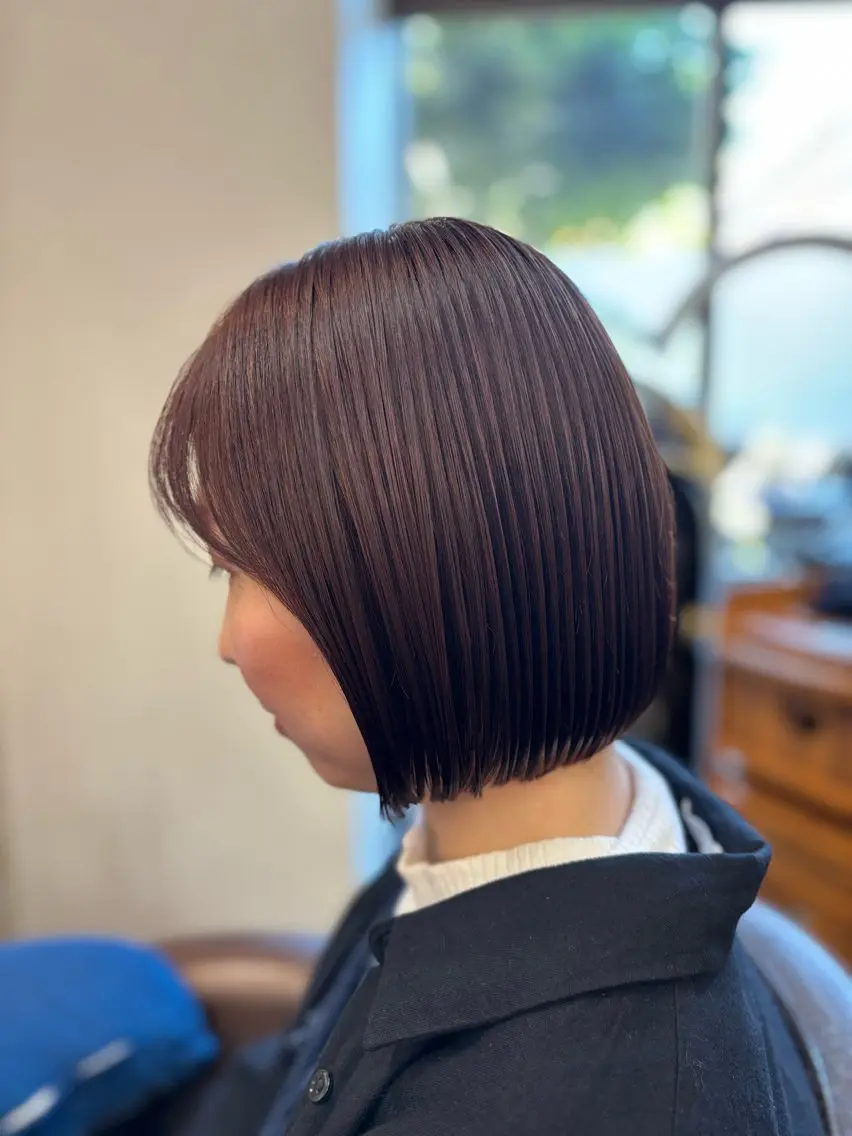 ミディアム カラー 小顔似合わせカット ┊︎*AYANO*のヘアスタイル