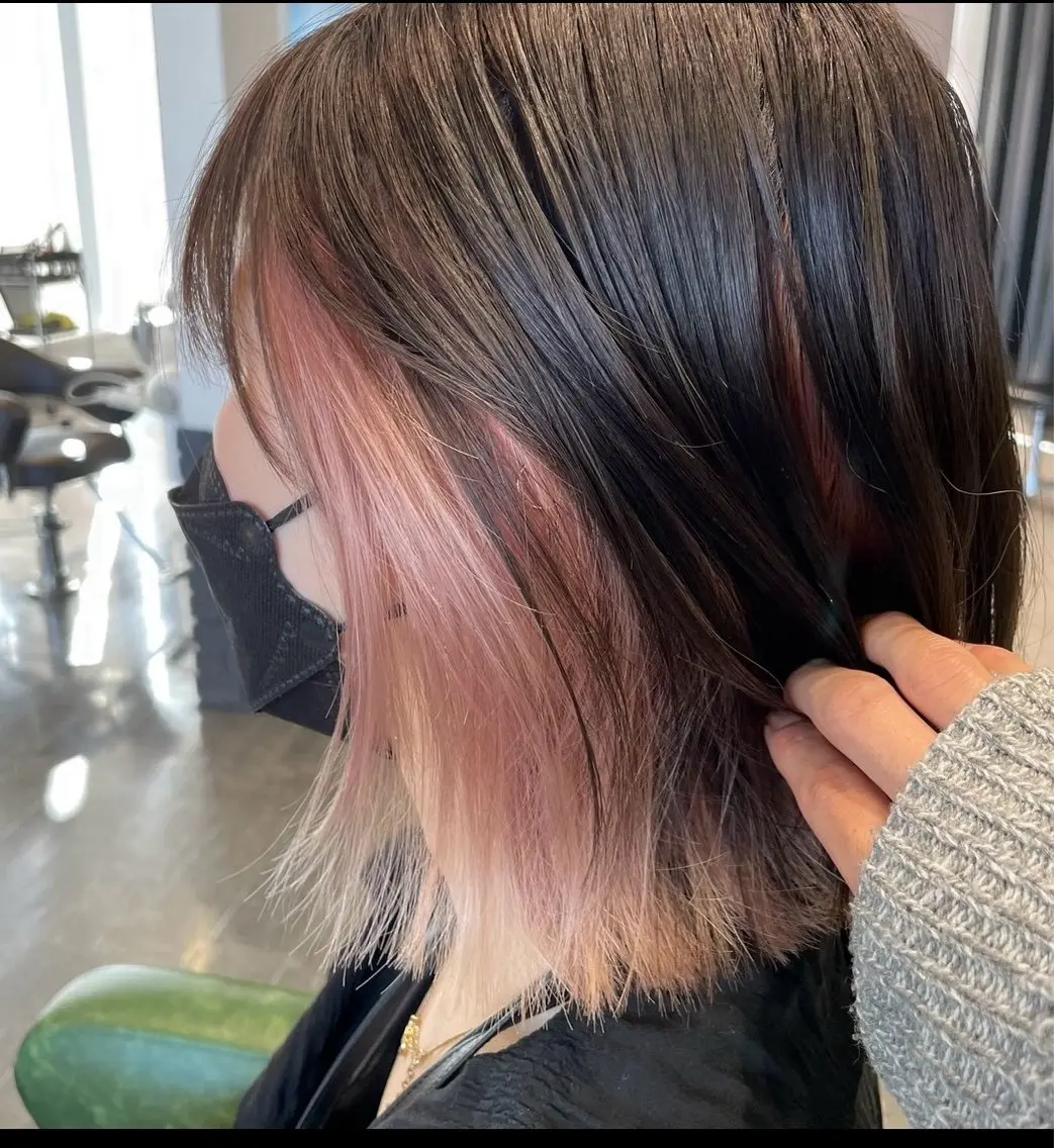 ミディアム 水島 愛のヘアスタイル