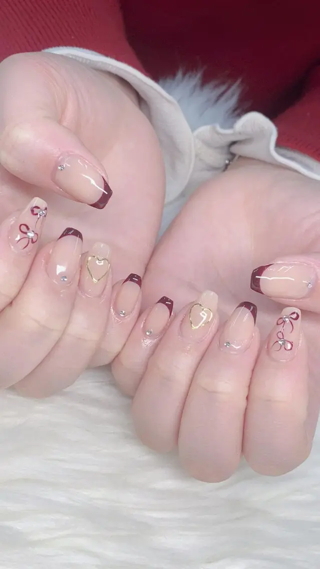 ネイル フレンチネイル グラデーション 韓国ネイル マグネットネイル ニュアンスネイル ハンドネイル Squen Nail shinjukuのネイルデザイン