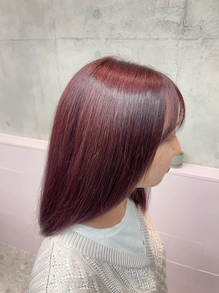 カラー 浅香 諒太のヘアスタイル