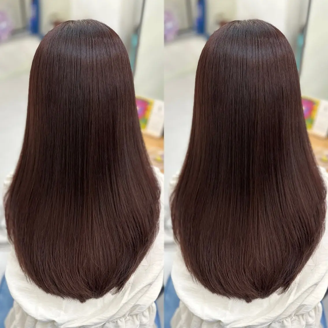 ロング 髪質改善🩵縮毛矯正 代々木/木下のヘアスタイル