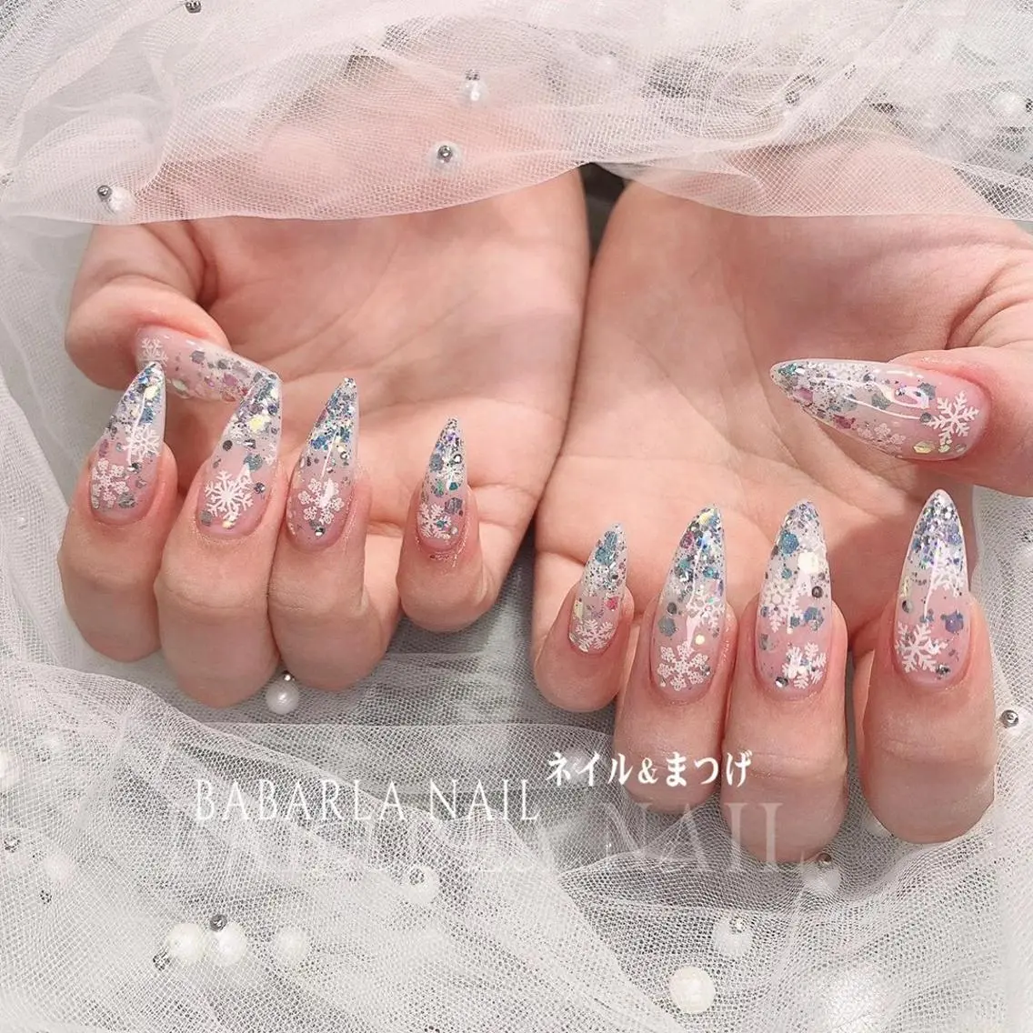 ネイル ラメ(グリッター) Babarla Nailのネイルデザイン