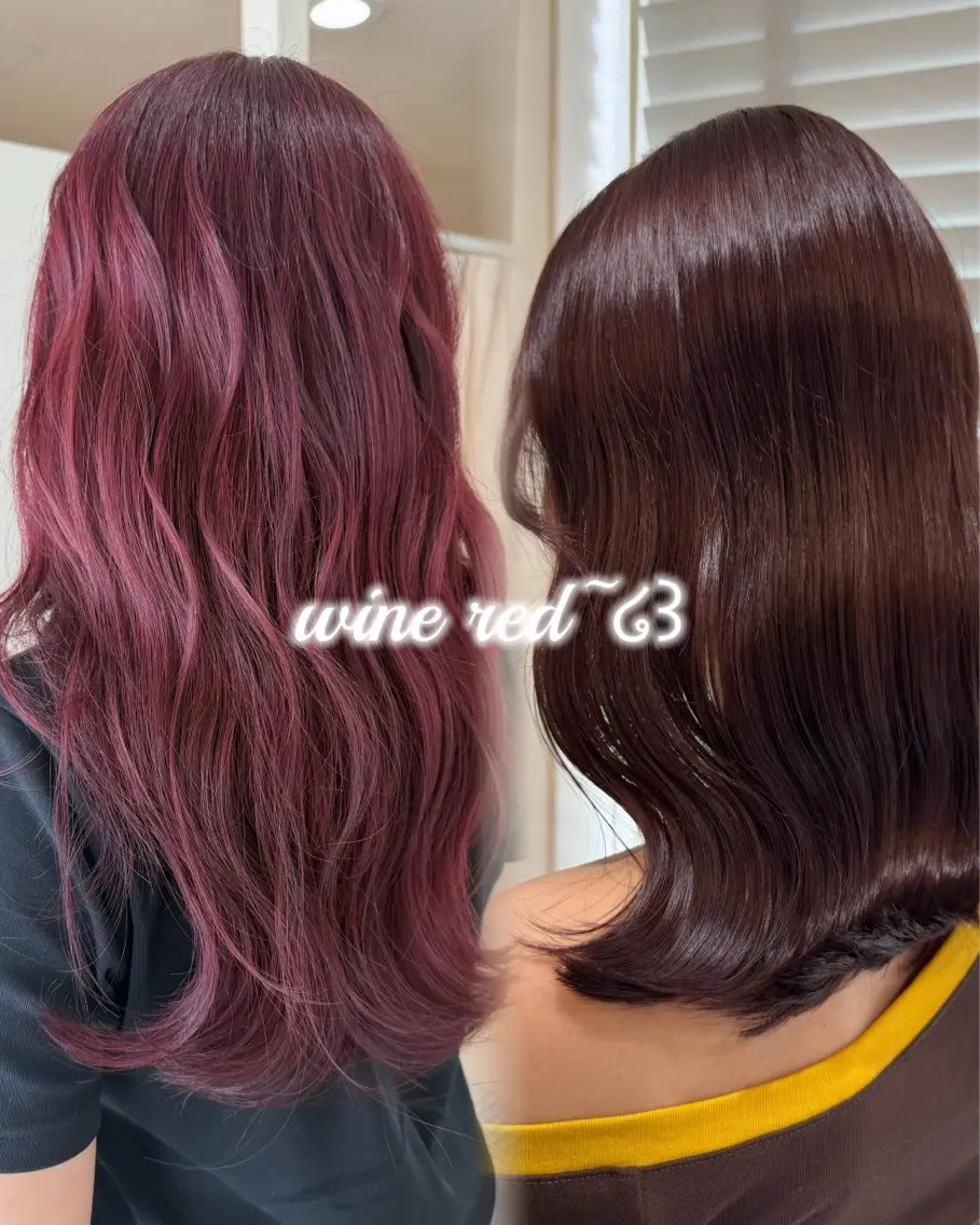 ロング ヘアカラー 🌼.*akane 韓国ヘア♡レイヤー♡のヘアスタイル