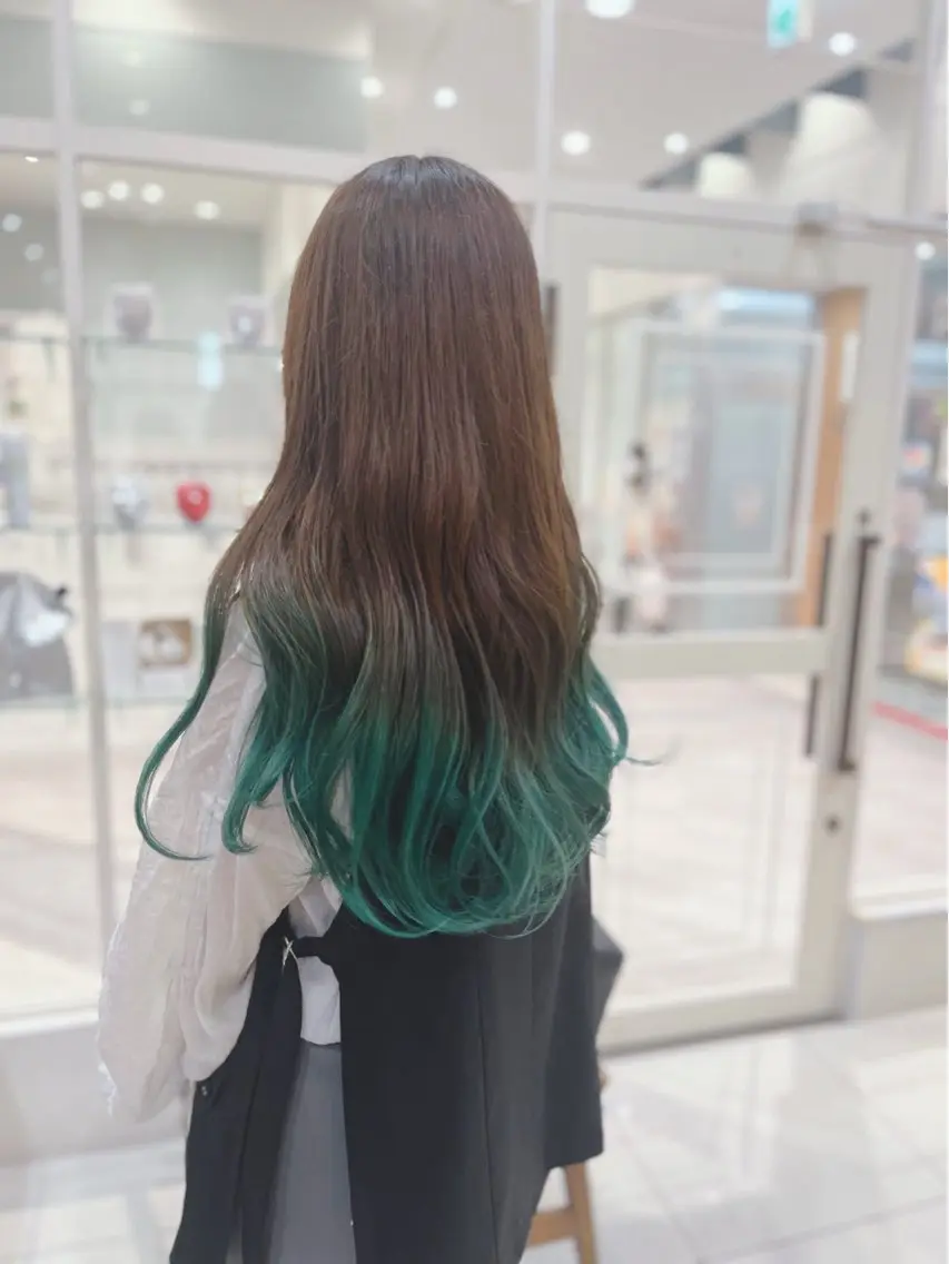 ロング カラー ヘアカラー メンズカット ヘアセットAya🥀のヘアスタイル