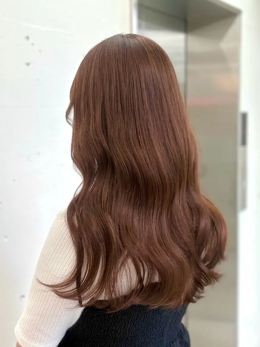 カラー ヘアカラー 野内 柚那のヘアスタイル