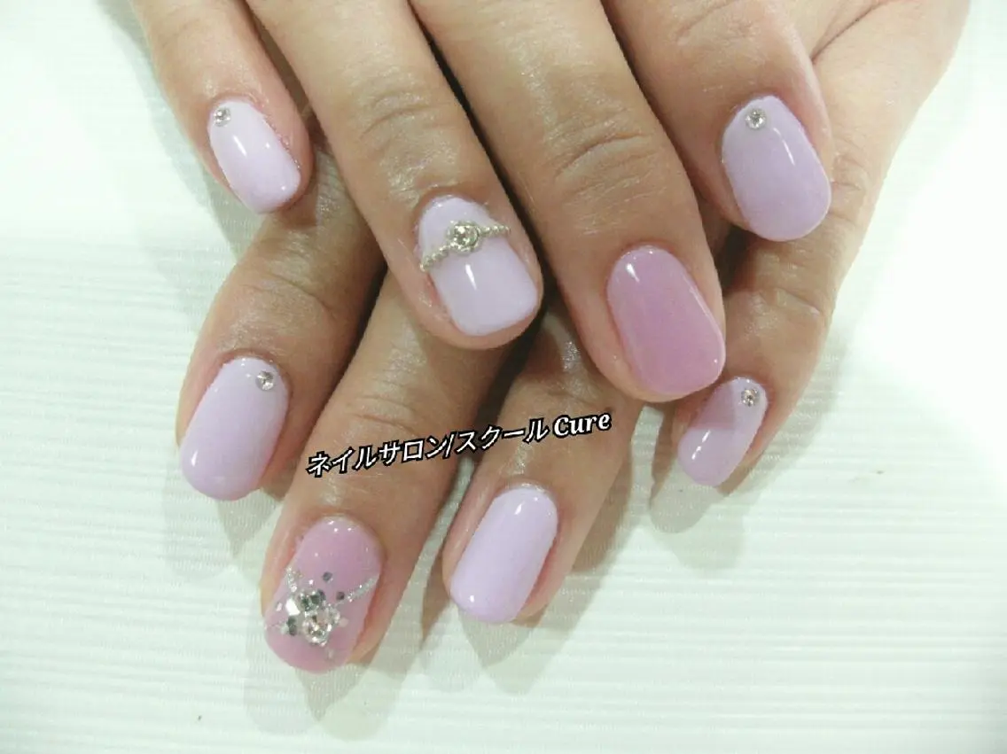 ショート ネイル ネイルサロン Cureのネイルデザイン