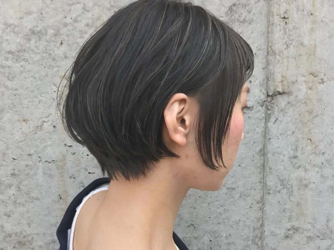ショート ハイライト ショートヘア 【ボブ/個室サロン】 癒し空間mimuraのヘアスタイル
