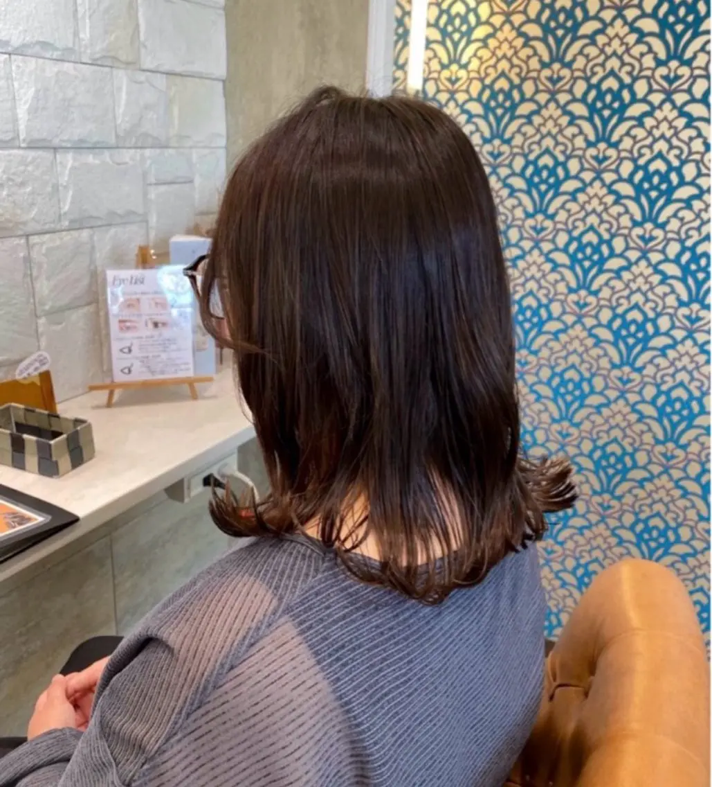 セミロング ママ美容師 Tsuchiyaのヘアスタイル