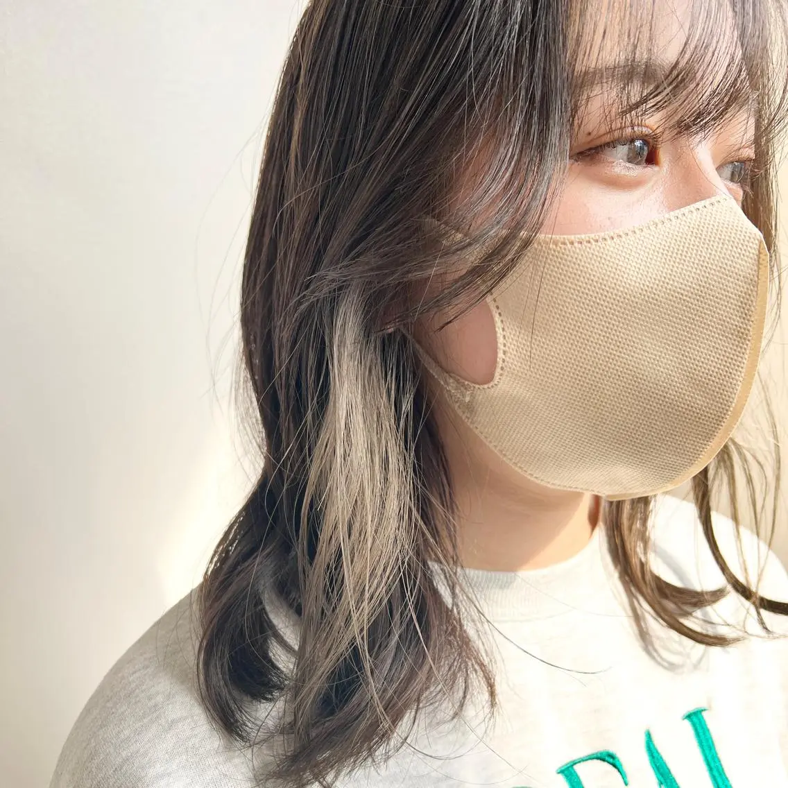 ミディアム カラー 髪質改善/韓国ヘア 顔まわり特化yutoのヘアスタイル