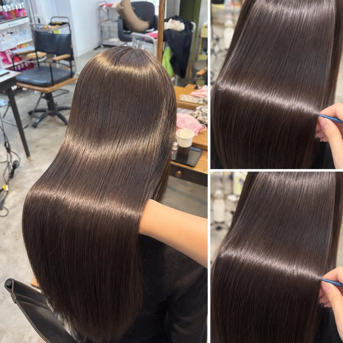 ロング 縮毛矯正 🍒KAHOE🍒 Rooohairのヘアスタイル