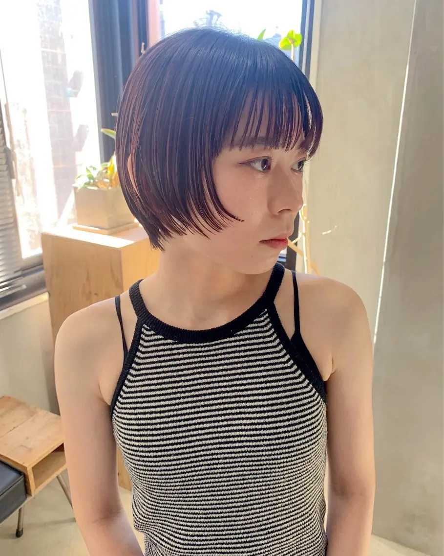 ショート カラー 横井伴典 名古屋駅 メンズパーマ/カットのヘアスタイル