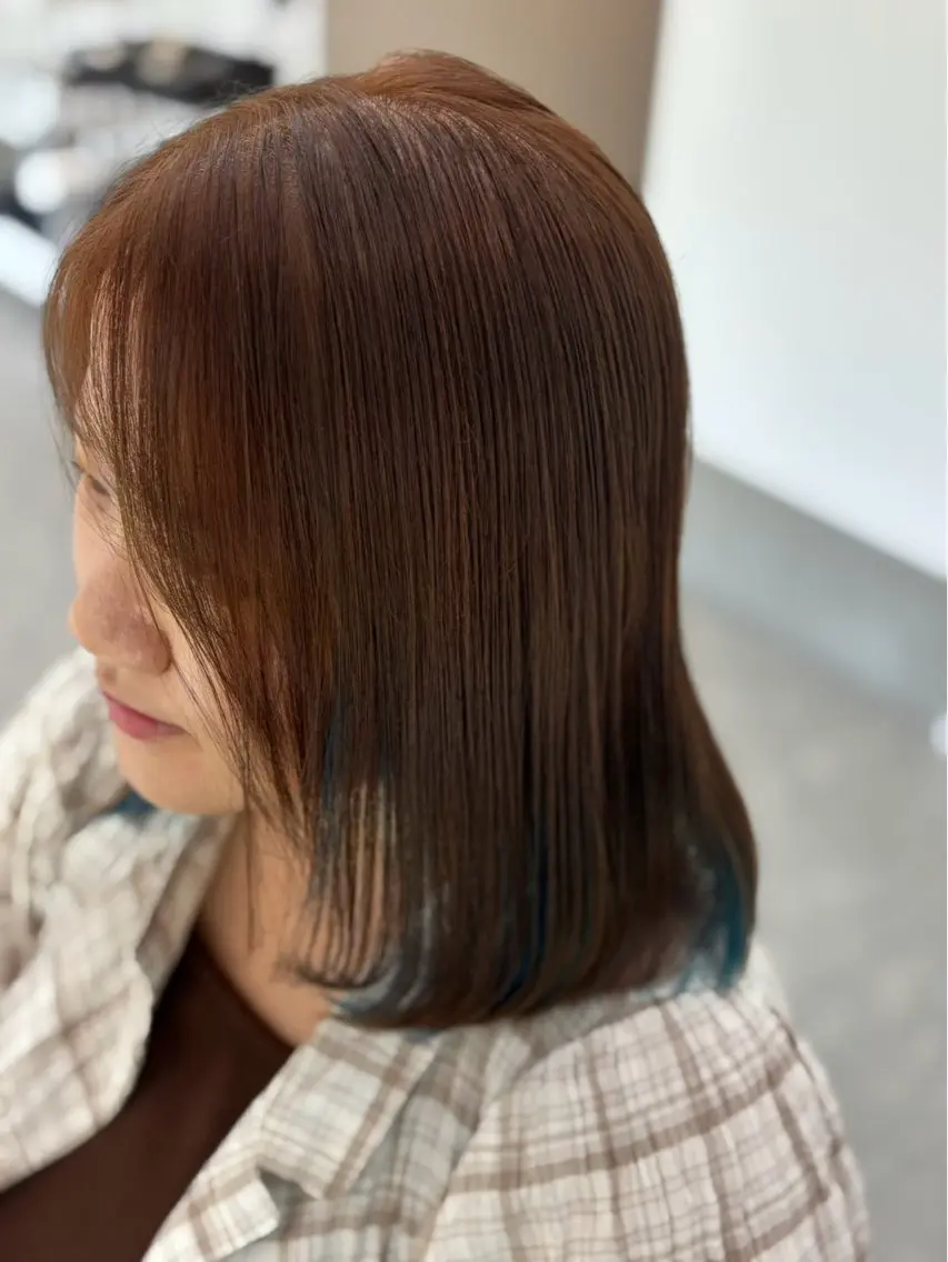 カラー 菅野 結人のヘアスタイル