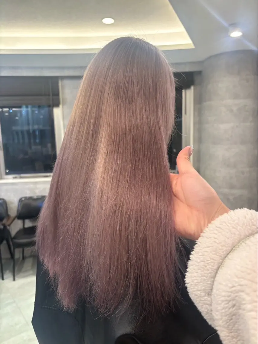 ロング カラー ヘアカラー 韓国ハイトーンカラー kana♡のヘアスタイル