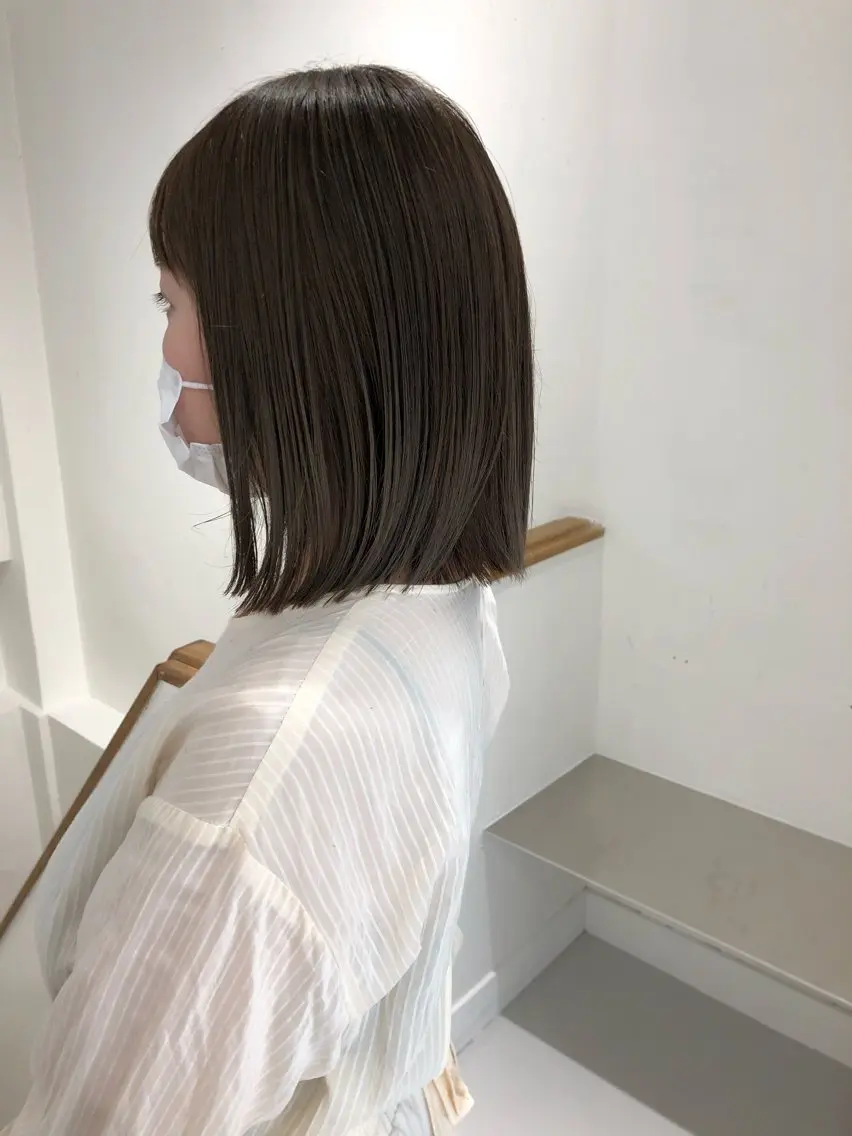 🉐2回目おすすめメニュー🉐カット+シークレットカラー+髪質改善保湿トリートメント(超音波アイロン付き)の写真