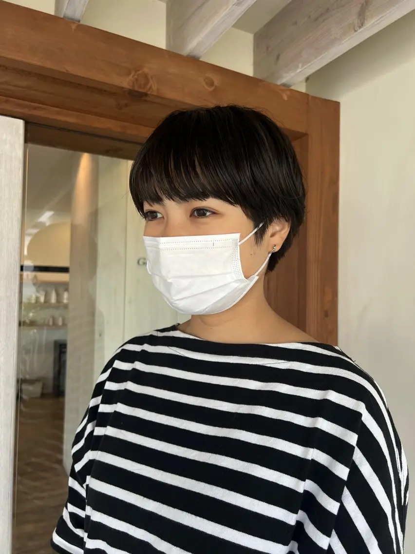 ショート パーマ ショートヘア ニュアンスパーマ garden villaのヘアスタイル
