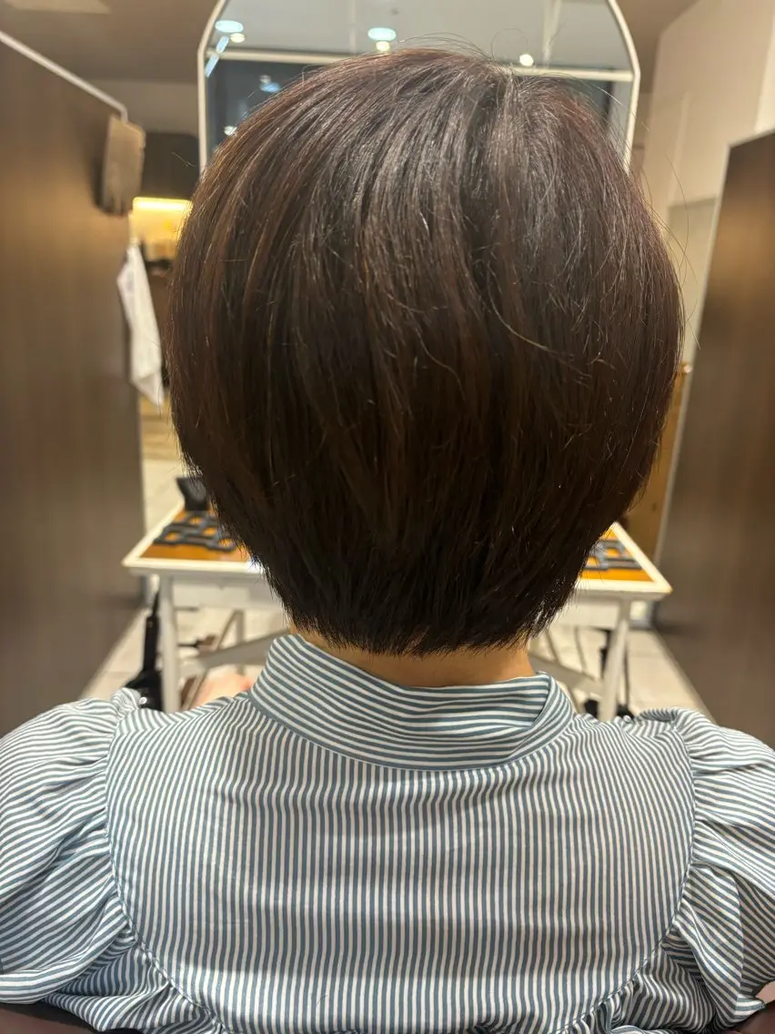 ショート ショートボブ ボブ ショートヘア 橋本 友稀のヘアスタイル