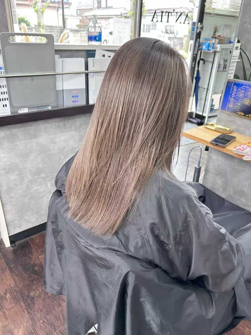 セミロング カット ヘアカラー トリートメント AN'TIA小作代表 ⭐︎kazuma⭐︎のヘアスタイル