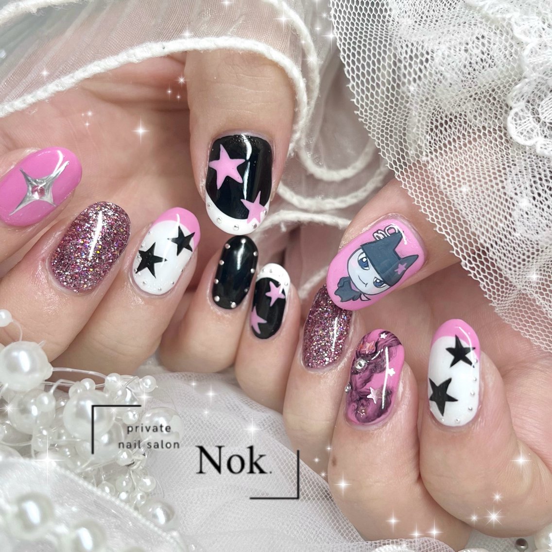 ネイル ハンドネイル 池袋痛ネイル Nok. 渡辺のネイルデザイン