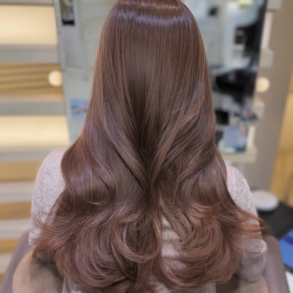 ロング カラー ヘアカラー 🏹透明感カラー🏹 /艶髪/コカナのヘアスタイル